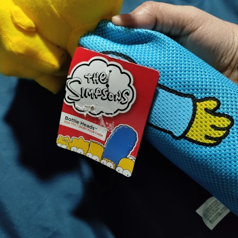 NWT The Simpsons bottle head dog toys set of 3